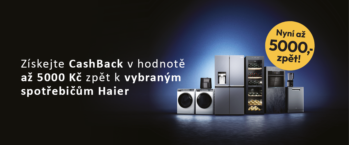 Haier Cashback Nabídka