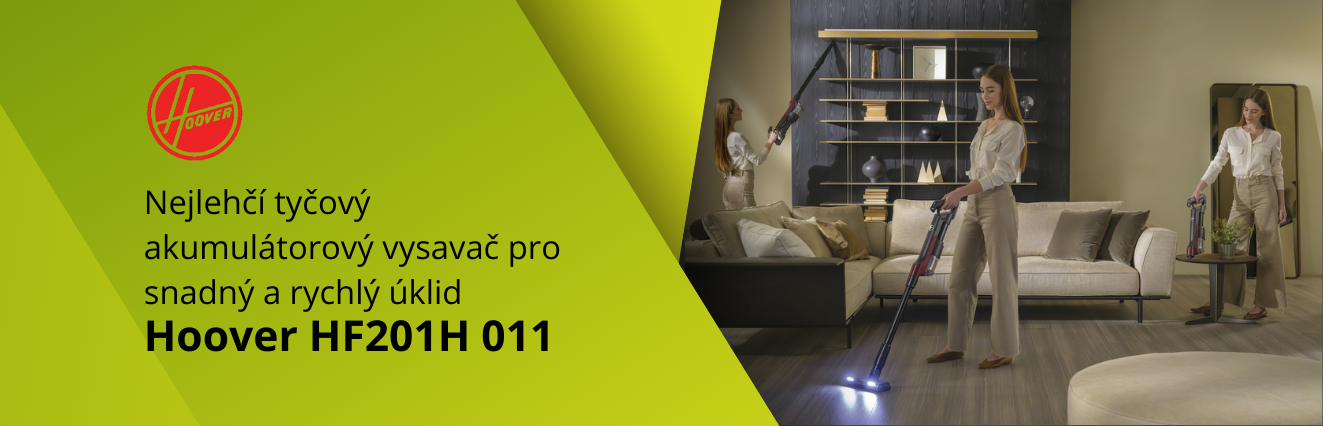 Hoover HF201H 011 – Tyčový akumulátorový vysavač