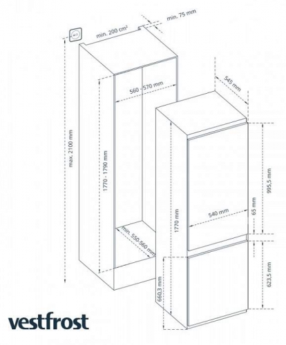 Vestfrost VR-BB27612H1S (Vestfrost_VR-BB27612H1S_5.jpeg)